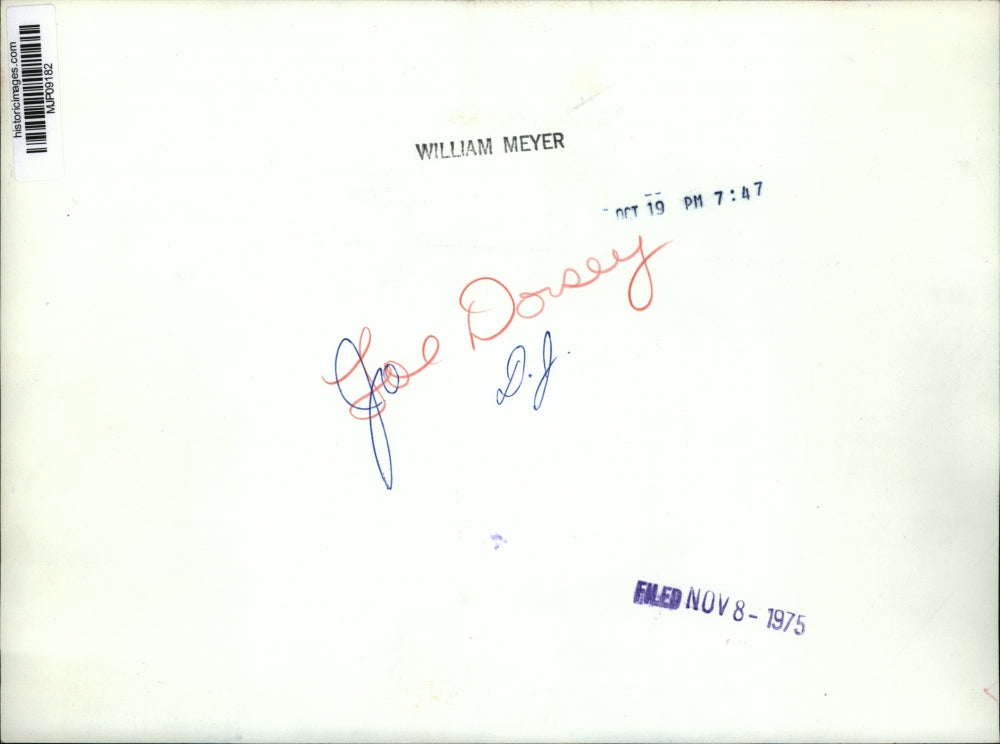 1975 Press Photo Joe Dorsey, Milwaukee area disc jockey. - mjp09182