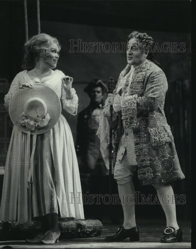 1980 Press Photo Barbara Daniels and Norman Paige star in the opera, Manon.- Historic Images