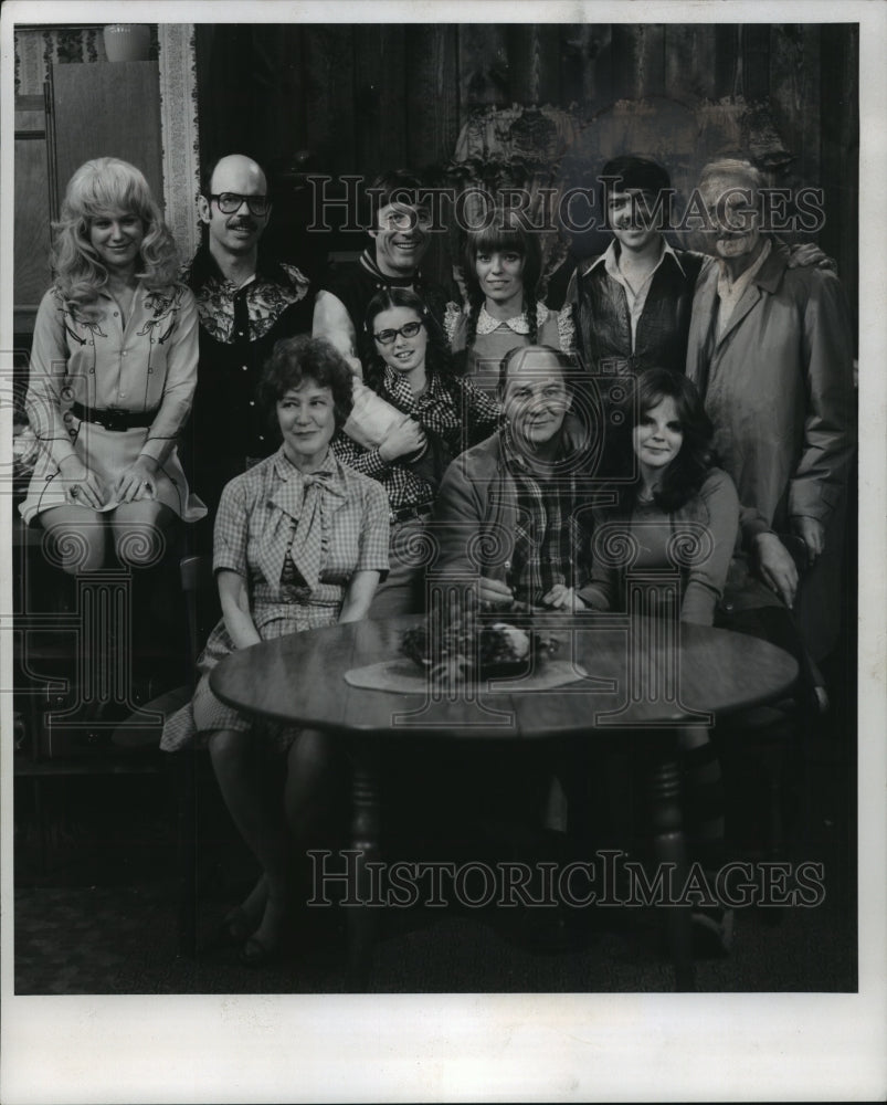 1976 Press Photo Director Jim Drake, Mary Kay Place and Graham Jarvis.