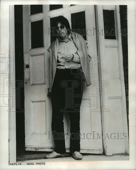 1964 Press Photo Michael Chaplin, son of comedian Charlie Chaplin, in London- Historic Images