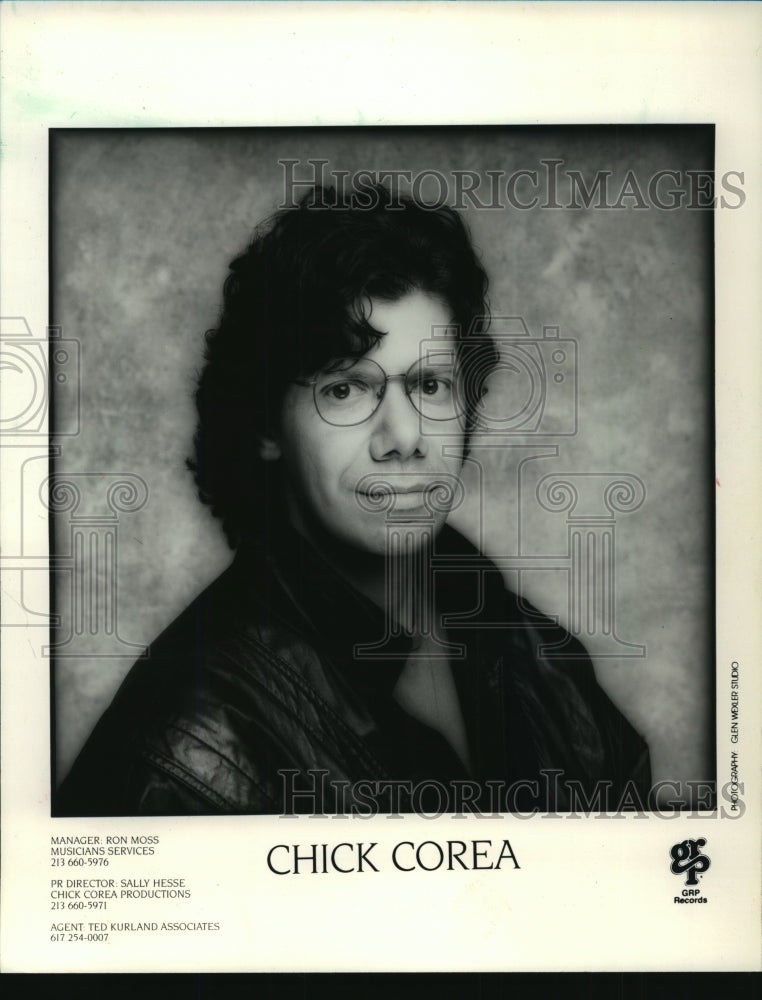 1987 Press Photo Chick Corea - mjp09976- Historic Images