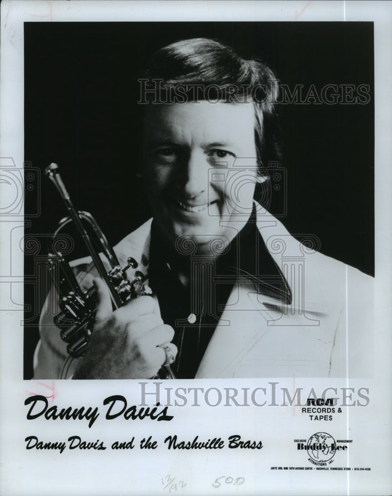 Press Photo Danny Davis and The Nashville Brass, country music group.- Historic Images