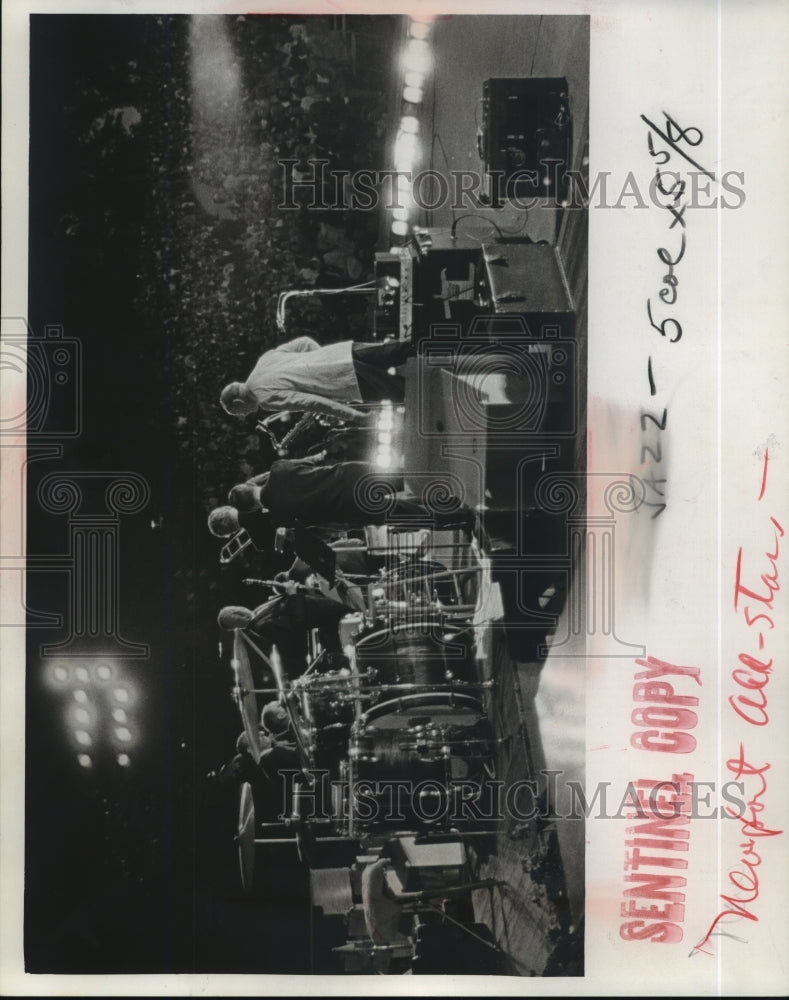 1987 Press Photo The Newport All-Stars for Washington Park Concert - mjp11105- Historic Images