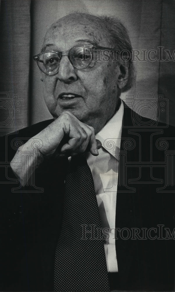 1983 Press Photo Aaron Copland, American composer, conductor and teacher.- Historic Images