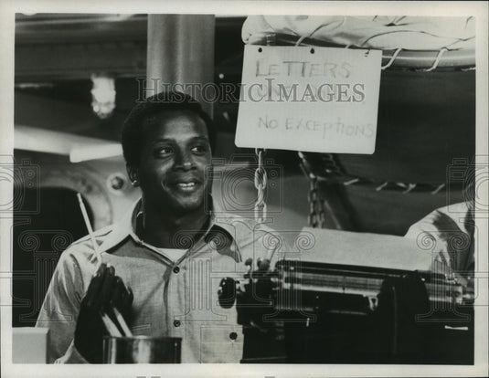 1979 Press Photo Actor Damon Evans as Alex Haley "Roots: The Next Generations"- Historic Images