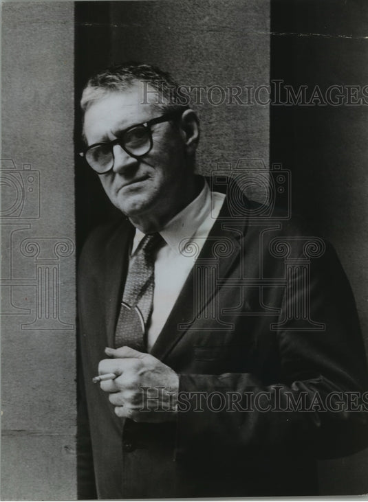 1968 Press Photo Author James T. Farrell of "A Brand New Life" Tetralogy- Historic Images