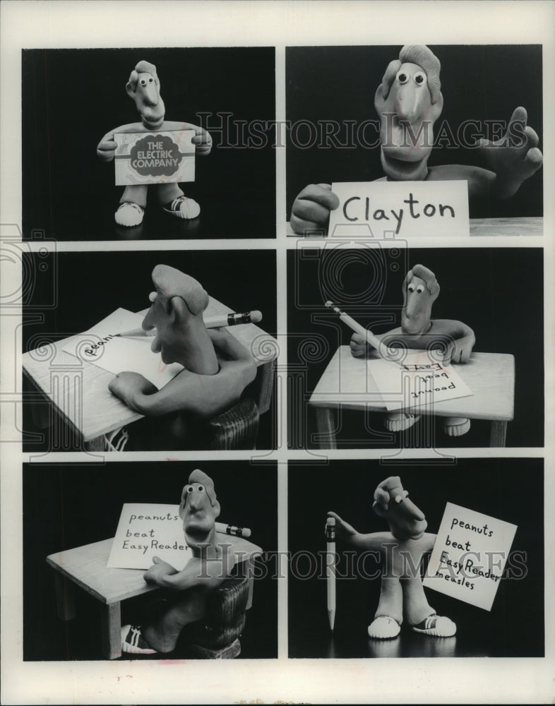 1978 Press Photo Clayton, Character on "The Electric Company" TV Series- Historic Images