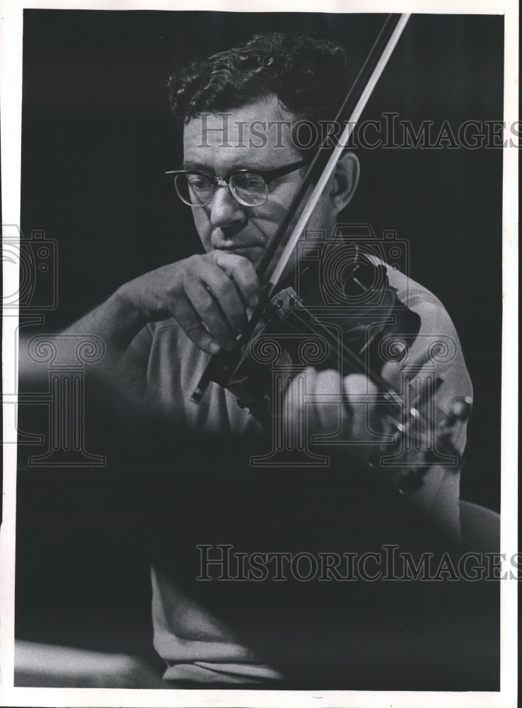 1978 Press Photo Violinist Abram Loft, UWM Fine Arts Quartet - mjp13019- Historic Images