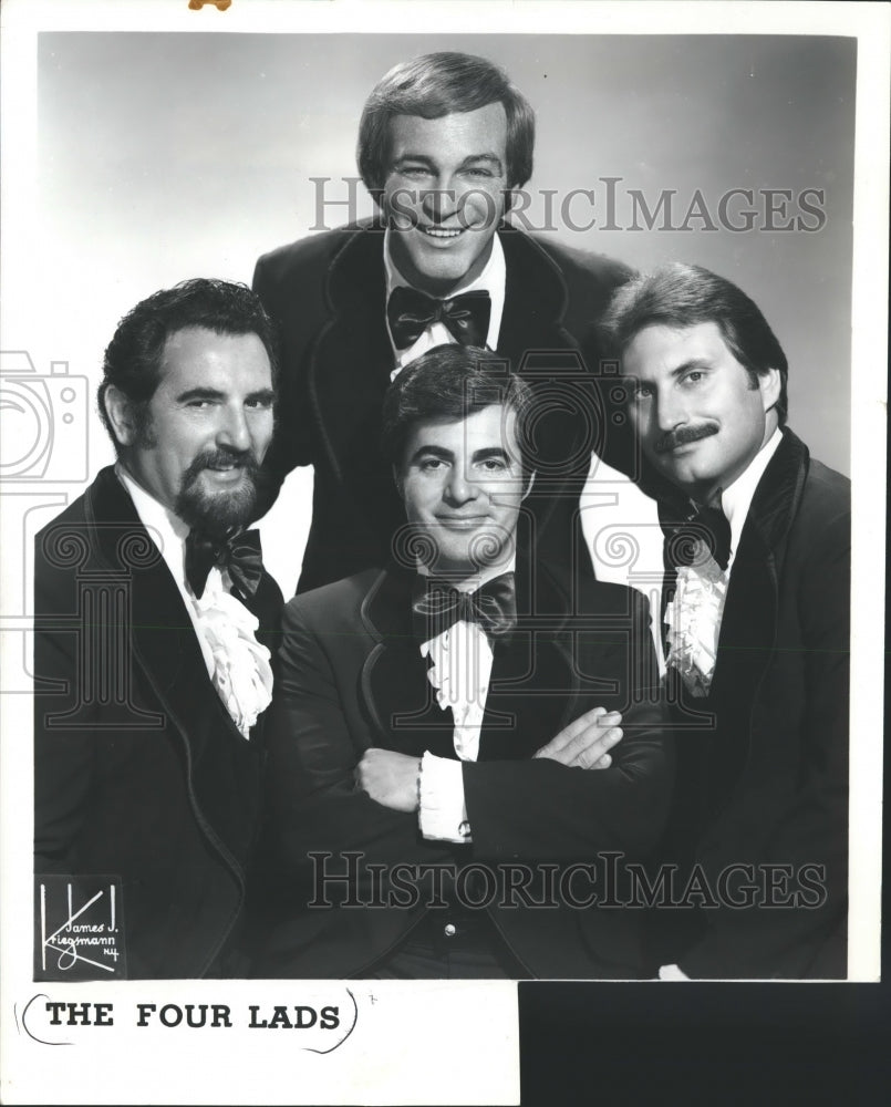 1981 Press Photo Musical group The Four Lads - mjp13884- Historic Images