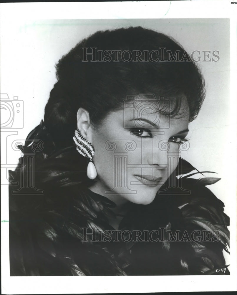 1985 Press Photo Singer Connie Francis - mjp13917- Historic Images
