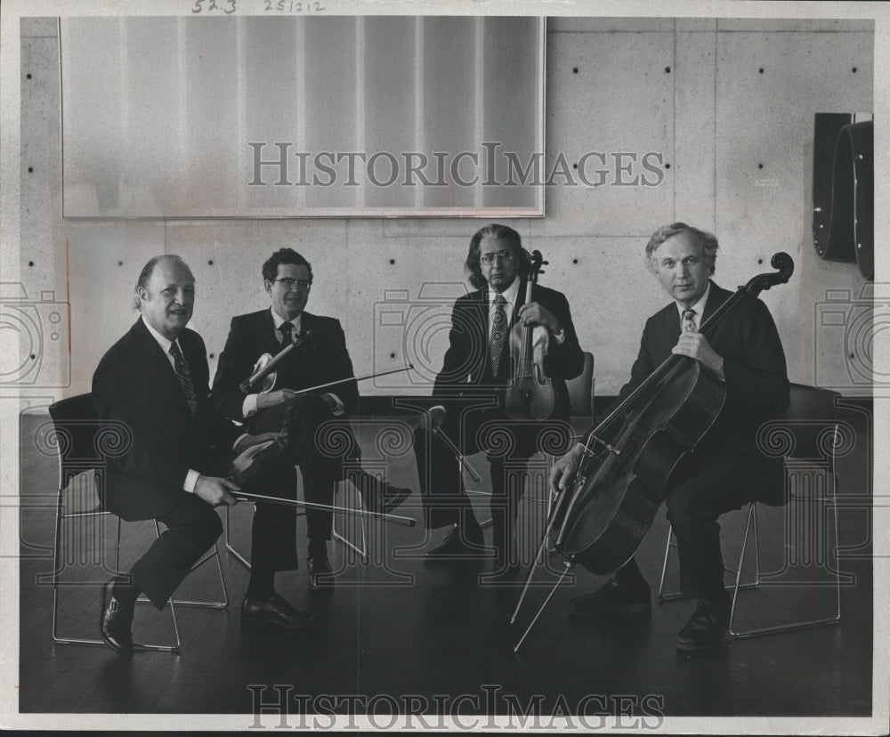 1976 Press Photo UWM Fine Arts Quartet at Fine Arts Recital Hall. - mjp13943- Historic Images