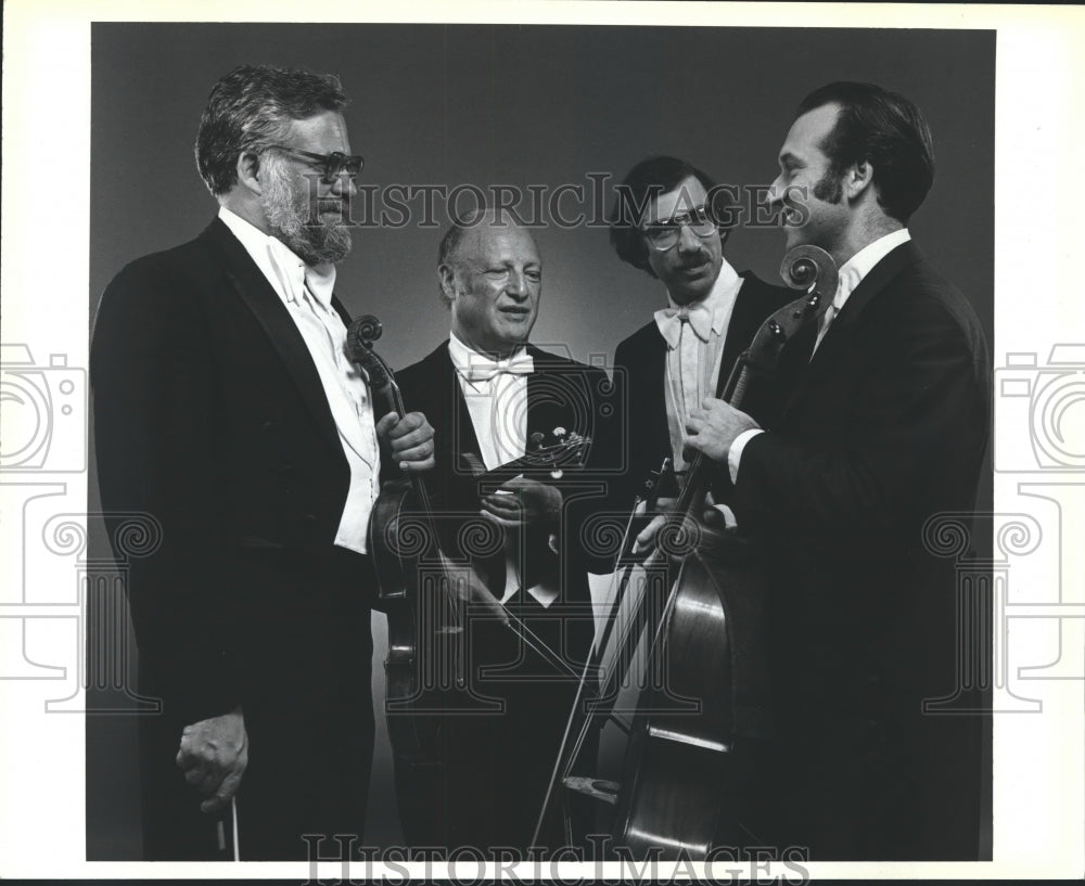 1982 Press Photo Members of the Fine Arts Quartet - mjp13959- Historic Images