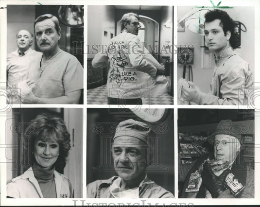 1988 Press Photo Cast of the TV drama "St. Elsewhere" - mjp14135- Historic Images