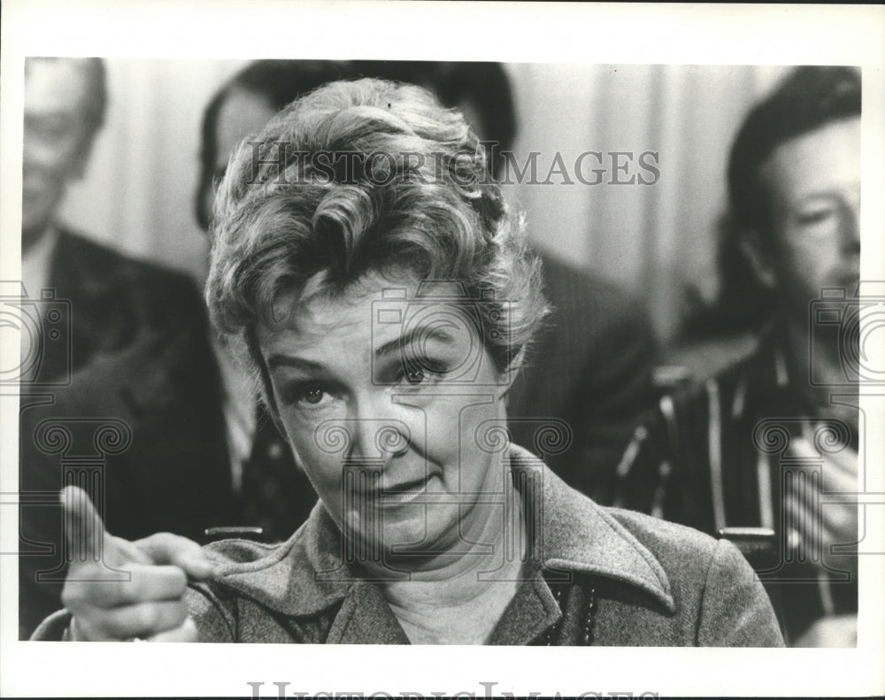 1973 Press Photo Actress Nina Foch, in TV&#39;s &quot;Owen Marshall, Counselor at Law.&quot;- Historic Images
