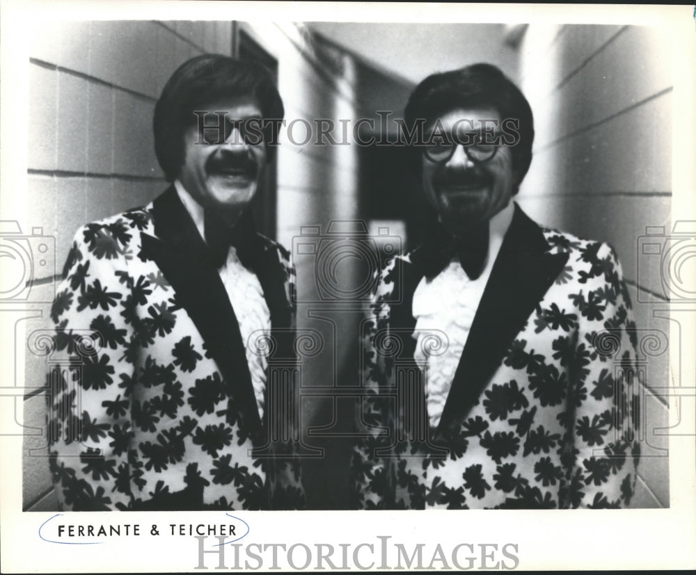 1981 Press Photo Musicians Ferrante and Teicher - mjp14295- Historic Images