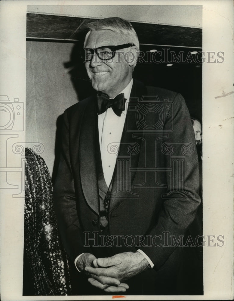 1973 Press Photo Cary Grant, Israeli musical premiere of Kazablan, Beverly Hills- Historic Images