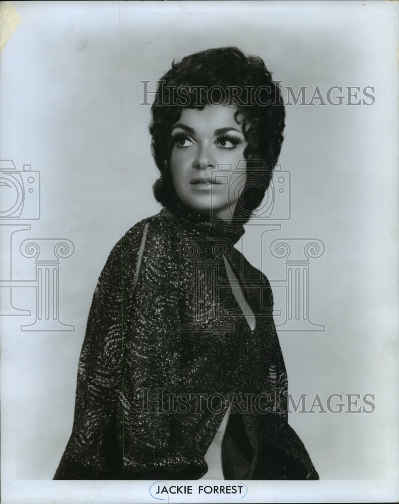 1973 Press Photo Singer Jackie Forrest - mjp15219- Historic Images