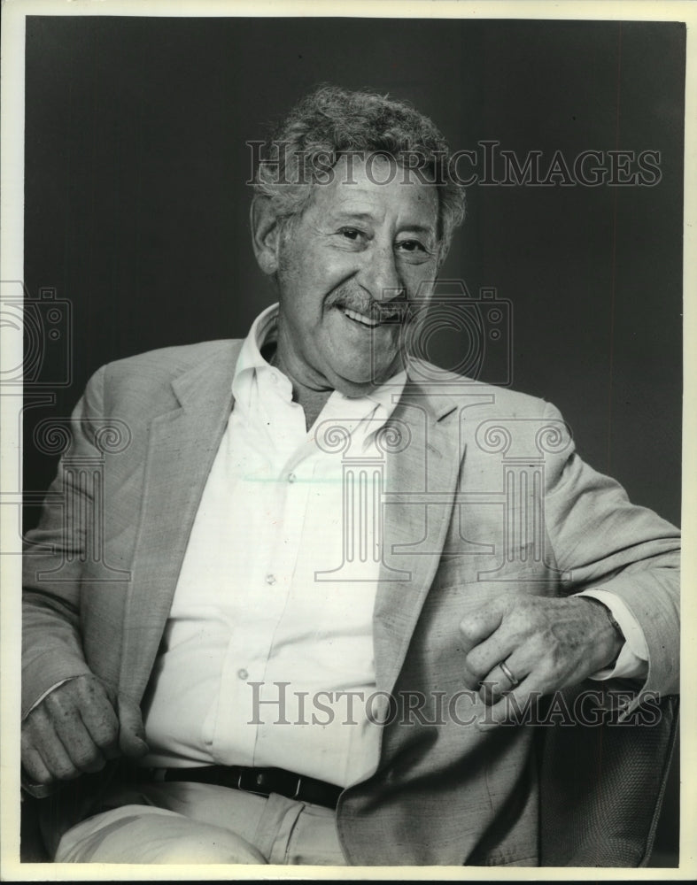 1980 Press Photo Actor Jack Gilford known for Cabaret and Cocoon movies.- Historic Images