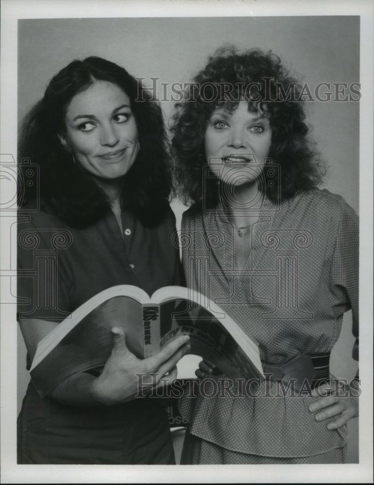 1979 Press Photo Eileen Brennan and Gwynne Gilford star in A New Kind of Family.- Historic Images