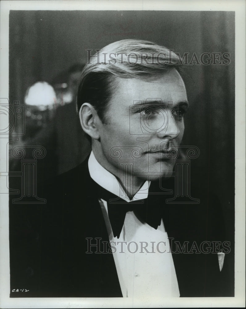 1972 Press Photo Actor Helmut Griem as the wealthy baron in "Caberet"- Historic Images