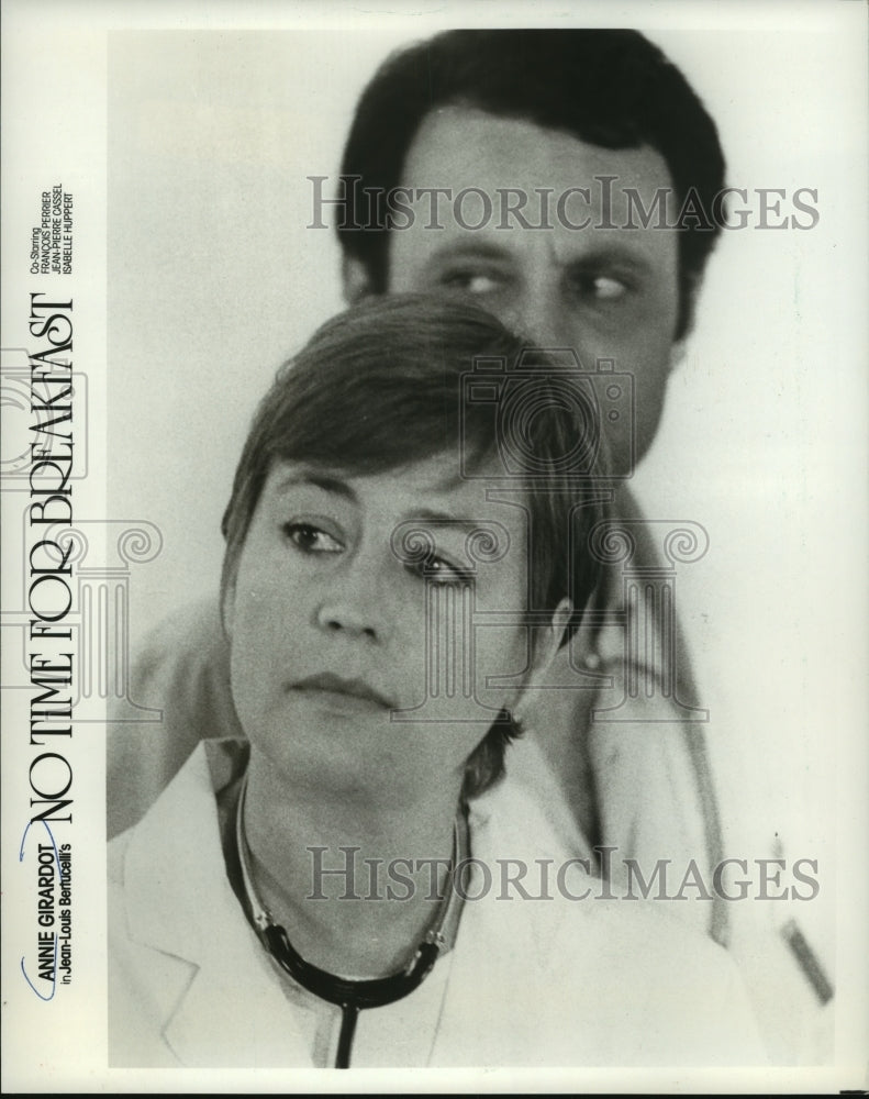 1979 Press Photo Annie Giradot stars in No Time for Breakfast. - mjp16316- Historic Images