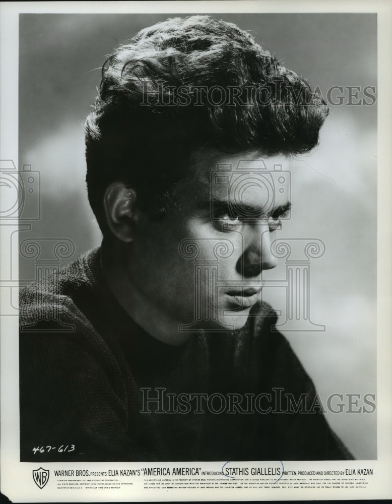 1964 Press Photo Actor Stathis Giallelis as Stavros in "America, America"- Historic Images