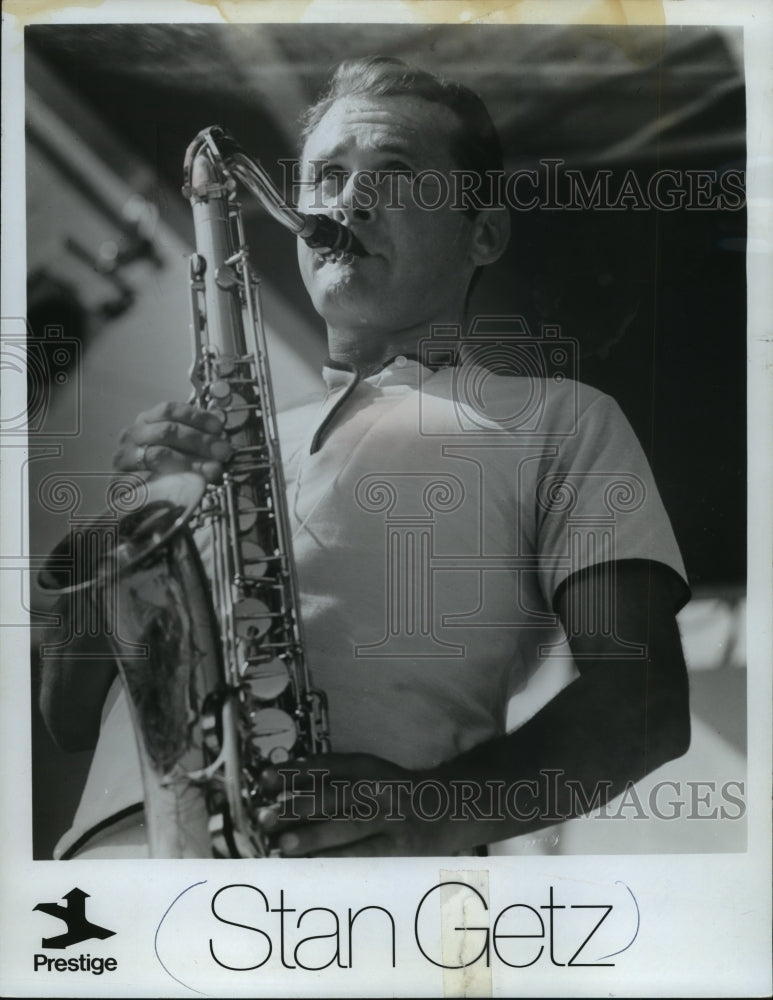 1972 Press Photo Tenor saxophonist, Stan Getz - mjp16415- Historic Images