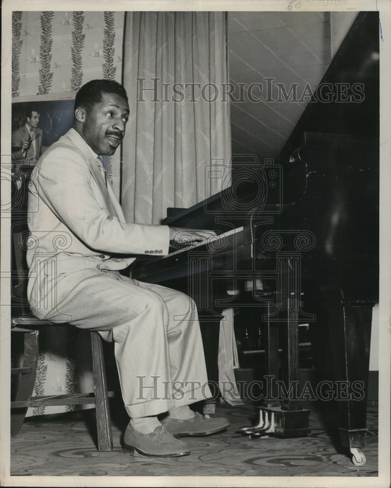 1950 Press Photo Musician Erroll Garner - mjp16558- Historic Images