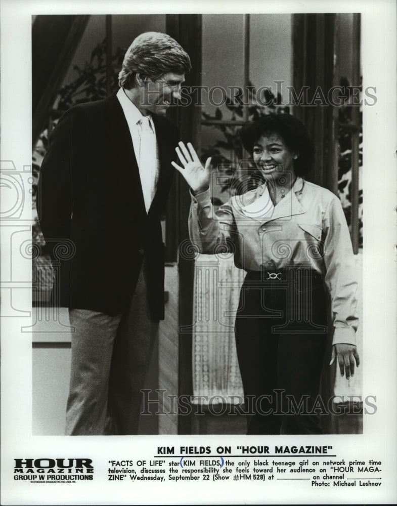 1982 Press Photo Actress Kim Fields to appear on &quot;Hour Magazine&quot; - mjp18043- Historic Images