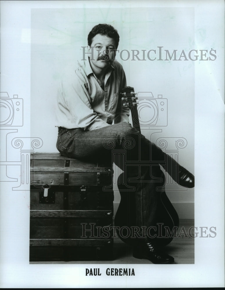 1987 Press Photo Paul Geremia guitarist, plays music, United States. - mjp18432- Historic Images
