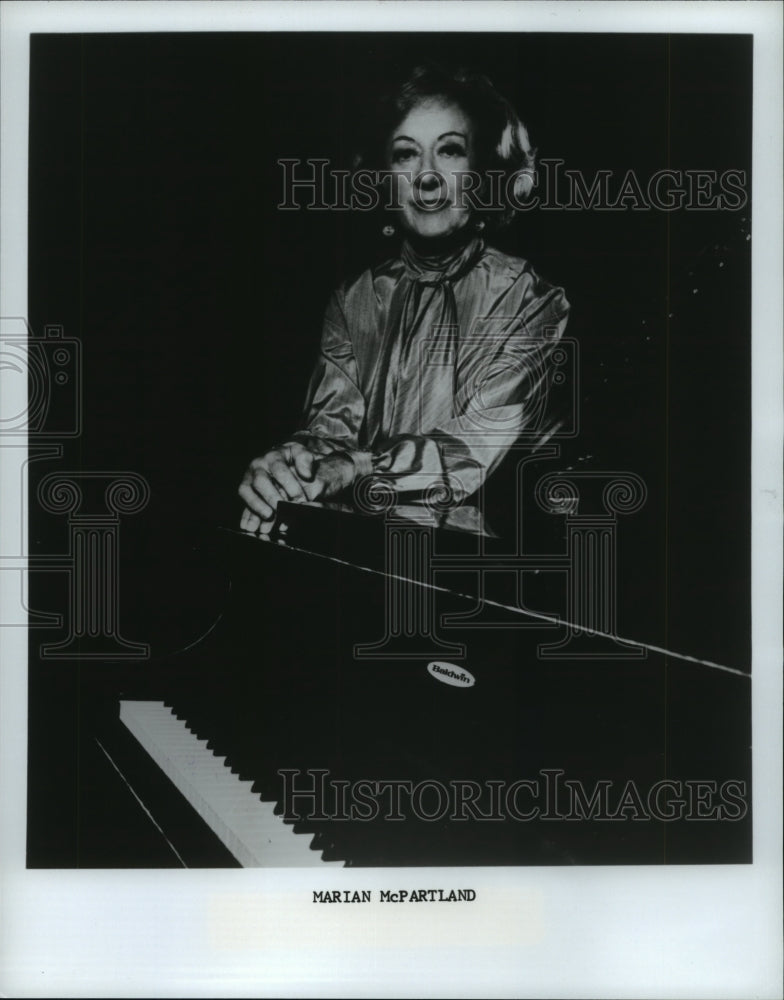 1980 Press Photo Ravina-Jazz pianist Marian McPartland. - mjp18509- Historic Images