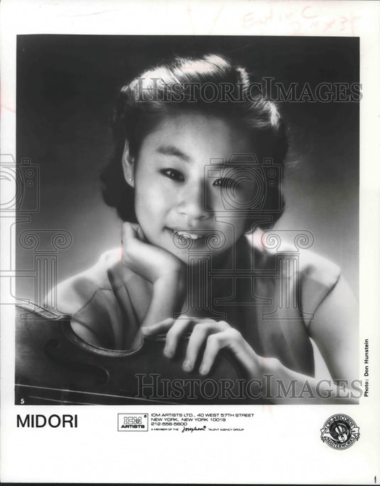 1990 Press Photo Midori, Japanese violinist - mjp18729- Historic Images