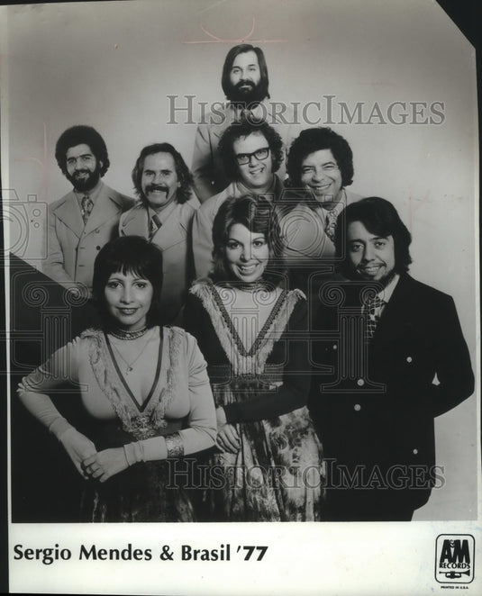 1973 Press Photo Sergio Mendes & Brasil '77, singing group- Historic Images