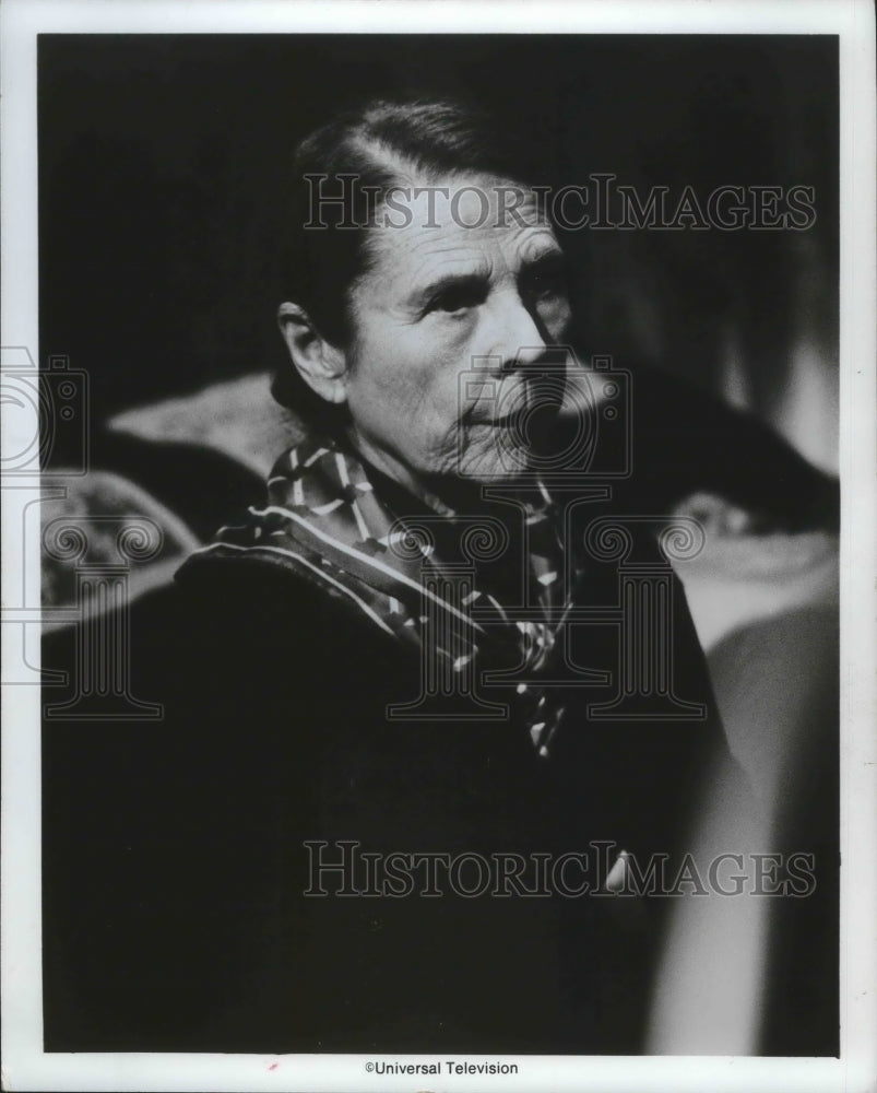 1975 Press Photo Actress Ruth Gordon In Scene Of CBS' 'Kojak'- Historic Images