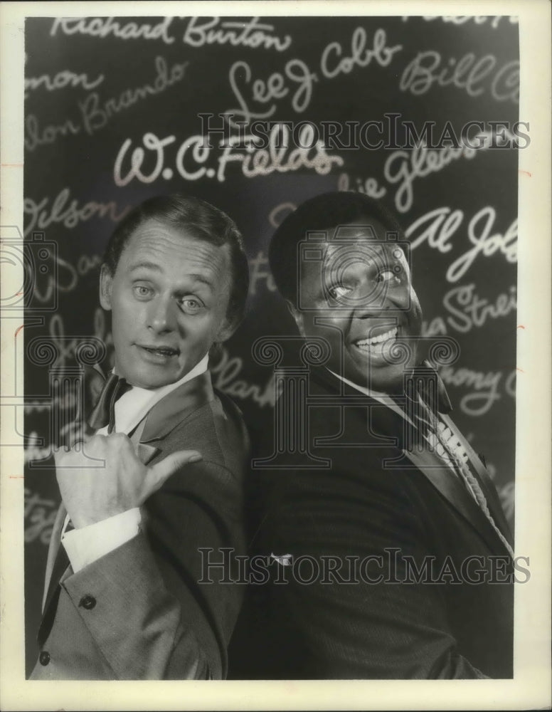 1972 Press Photo Frank Gorshin &amp; George Kirby in &quot;The Kopykats&quot; on ABC- Historic Images