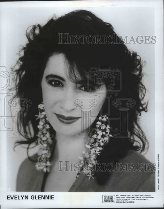 1994 Press Photo Percussionist Evelyn Glennie will play with Milwaukee Symphony- Historic Images
