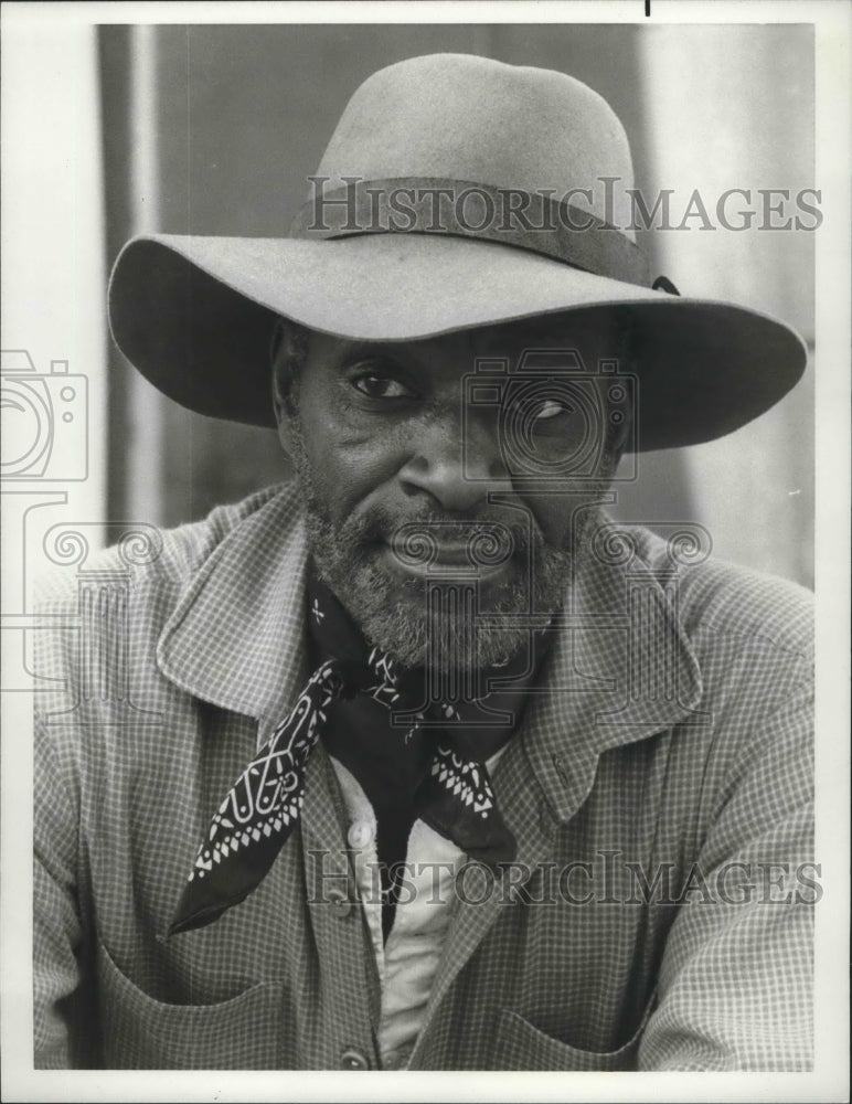 1982 Press Photo Actor Moses Gunn -&#39;Father Murphy&#39; - mjp20013- Historic Images