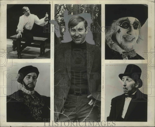 1974 Press Photo Ron Gural, VWM dept of theater arts professor in Milwaukee..- Historic Images