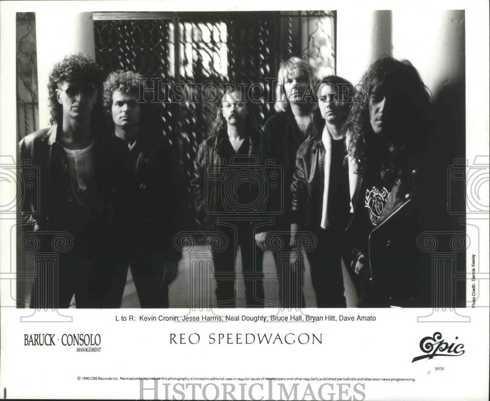 1990 Press Photo Members Of Band REO Speedwagon - mjp20619- Historic Images