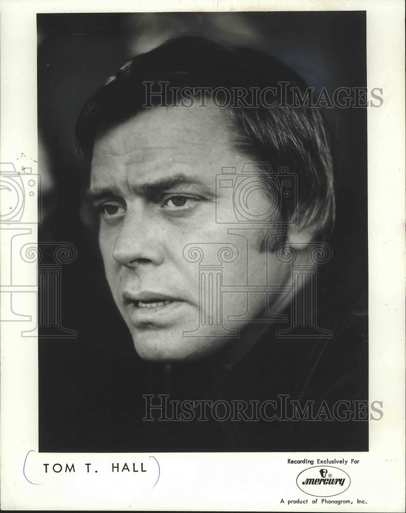 1976 Press Photo Singer storyteller Tom T. Hall - mjp21024- Historic Images
