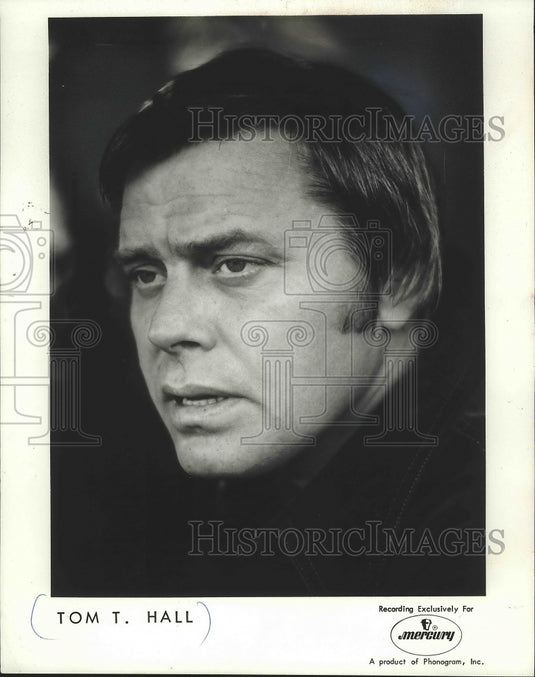 1976 Press Photo Singer storyteller Tom T. Hall - mjp21024- Historic Images
