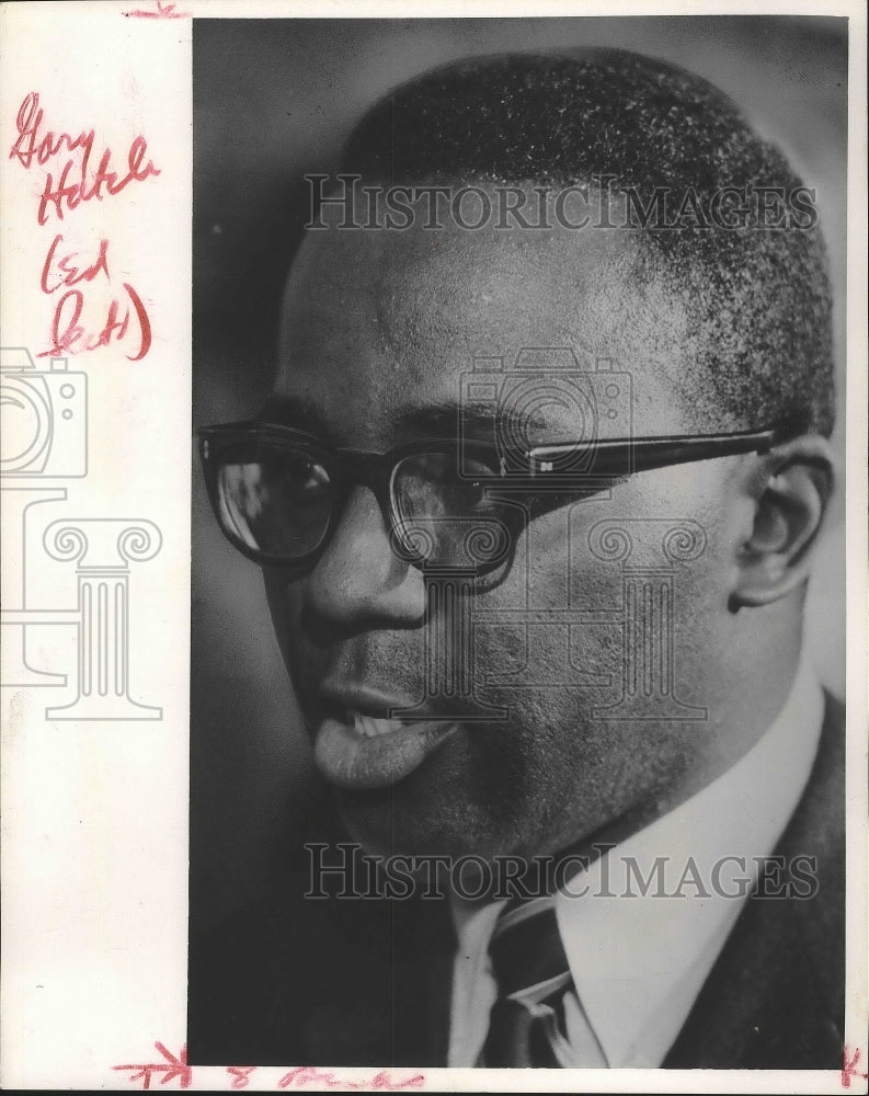 1968 Press Photo Mayor Richard Hatcher- Historic Images