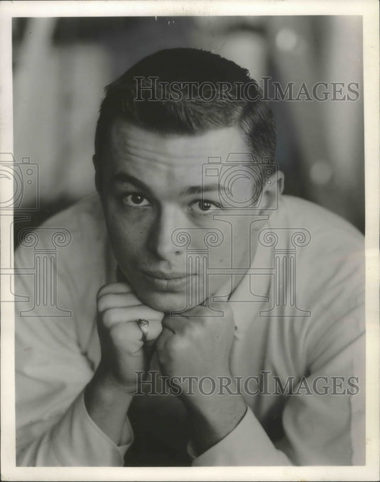 1959 Press Photo Ken Hamilton stars in Pal Joey, at the Fred Miller Theater.- Historic Images