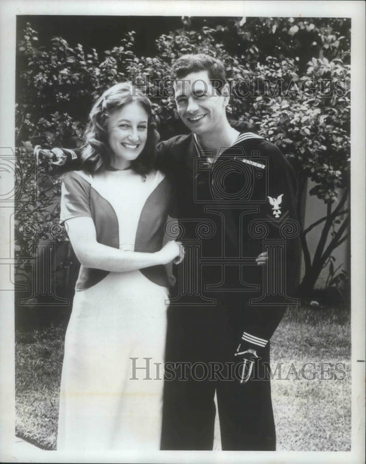 1975 Press Photo James R. Miller, Laurie Watkins, in The Best Years of Our LIves- Historic Images