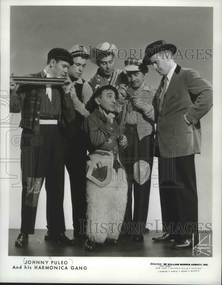 1965 Press Photo Johnny Puleo and his Harmonica Gang- Historic Images