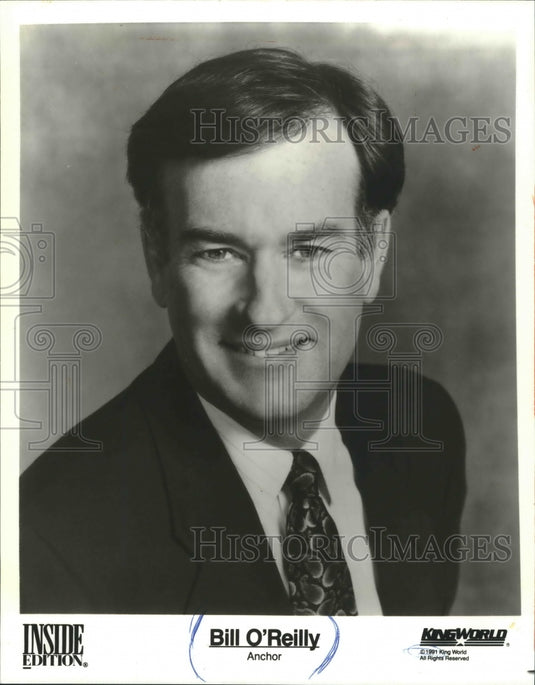 1991 Press Photo Bill O'Reilly, anchor, Inside Edition - mjp23039- Historic Images