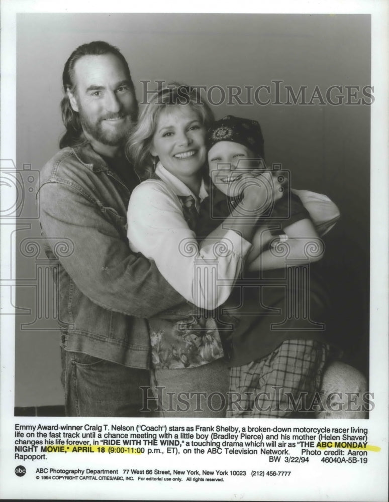 1994 Press Photo Craig T. Nelson &amp; others in &quot;Ride With The Wind&quot; - mjp24571- Historic Images