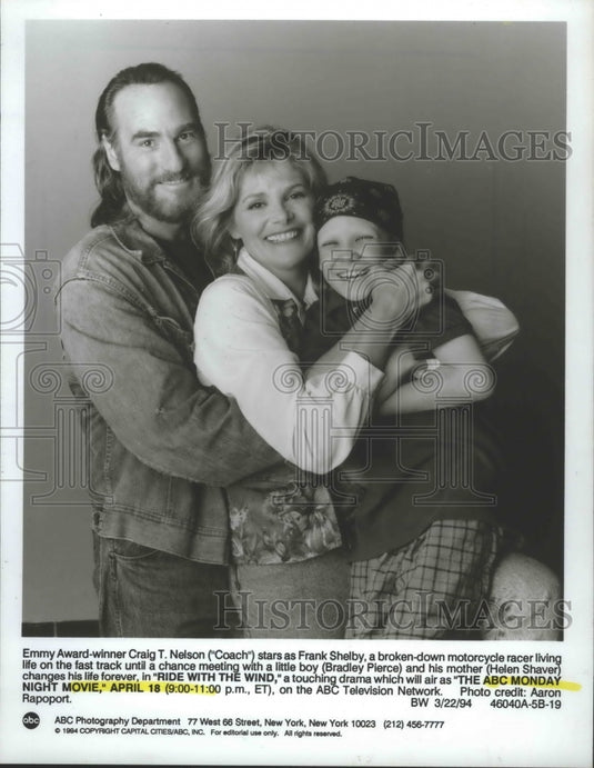 1994 Press Photo Craig T. Nelson & others in "Ride With The Wind" - mjp24571- Historic Images