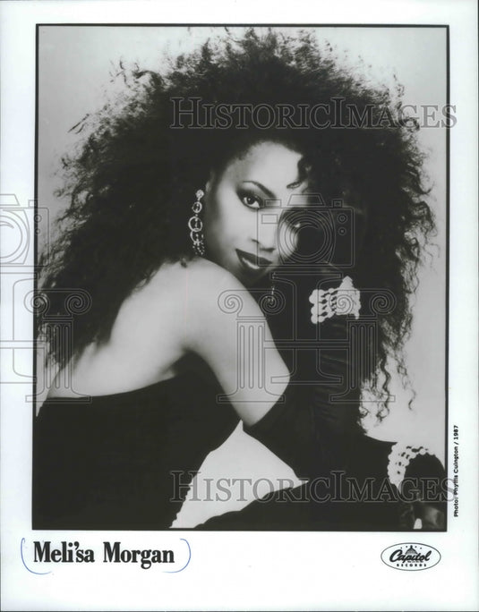 1987 Press Photo Meli'sa Morgan, musician - mjp24874- Historic Images