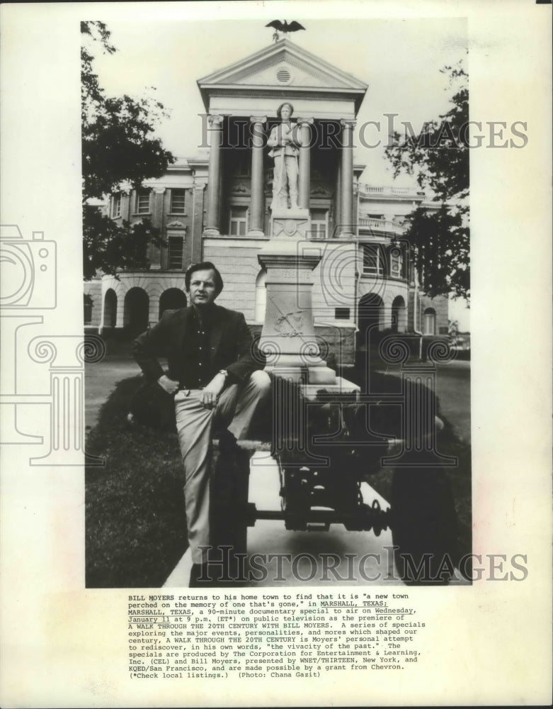 1984 Press Photo Newsman Bill Moyers - mjp25116- Historic Images